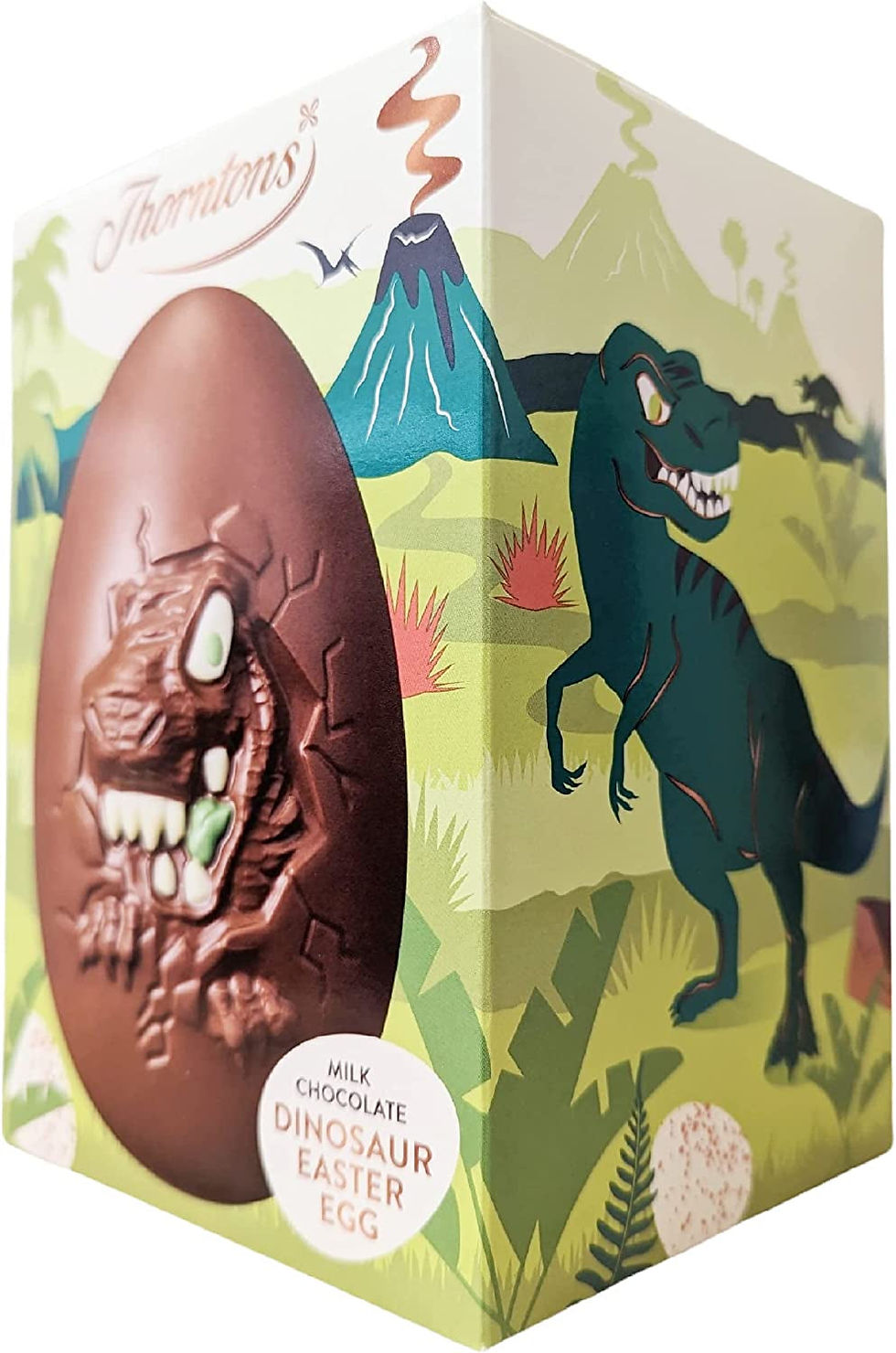 Thumbnail: Thorntons Pack of Two Medium Kids Easter Eggs - Dinosaur Easter Egg - 151g