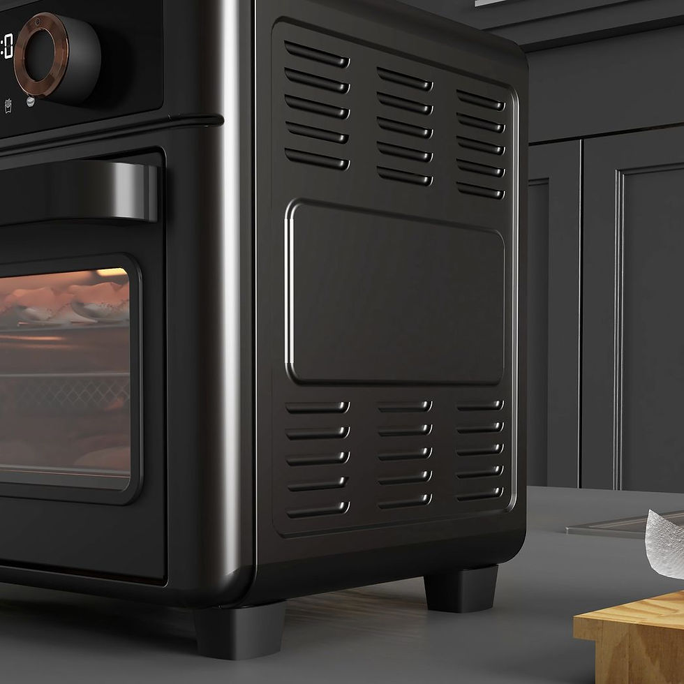 Thumbnail: Air Fryer Oven 13L Mini Oven Countertop Convection Oven 1200W Black