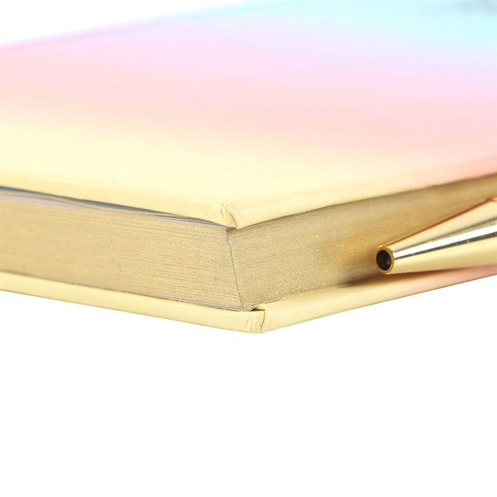 Thumbnail: Multicoloured Gratitude Journal with Amethyst Pen