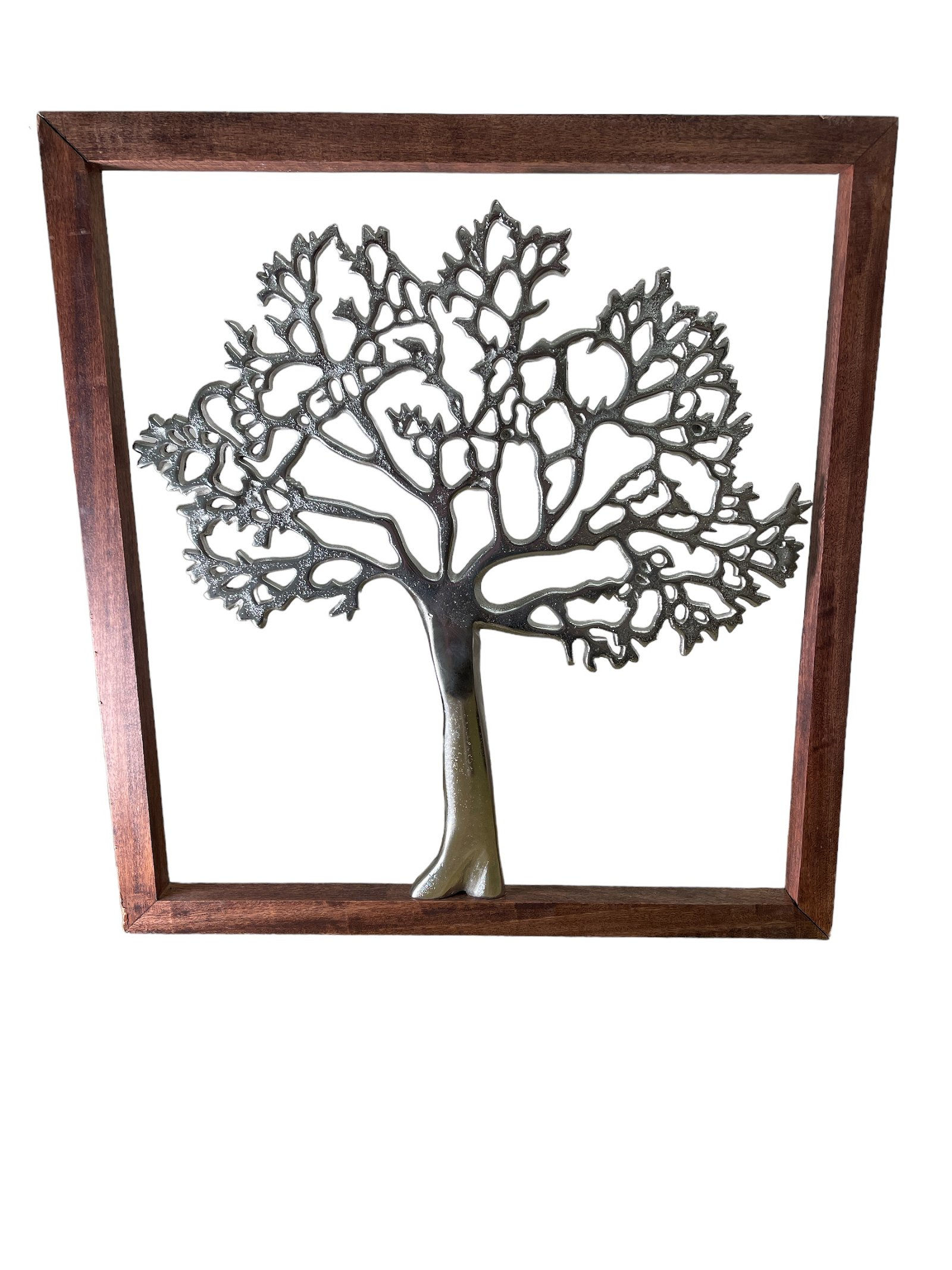 Large Silver Tree Of Life In A Frame, 46cm Shipping furniture UK