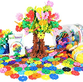 VIAHART Brain Flakes - Educational, Creative Building Toy, Tested for Children's