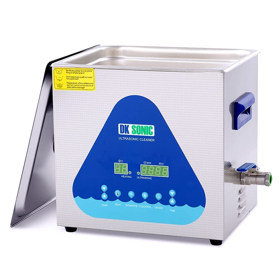 Thumbnail: Professional Ultrasonic Cleaner with Heater Basket Digital Timer for Jewelry,Rin