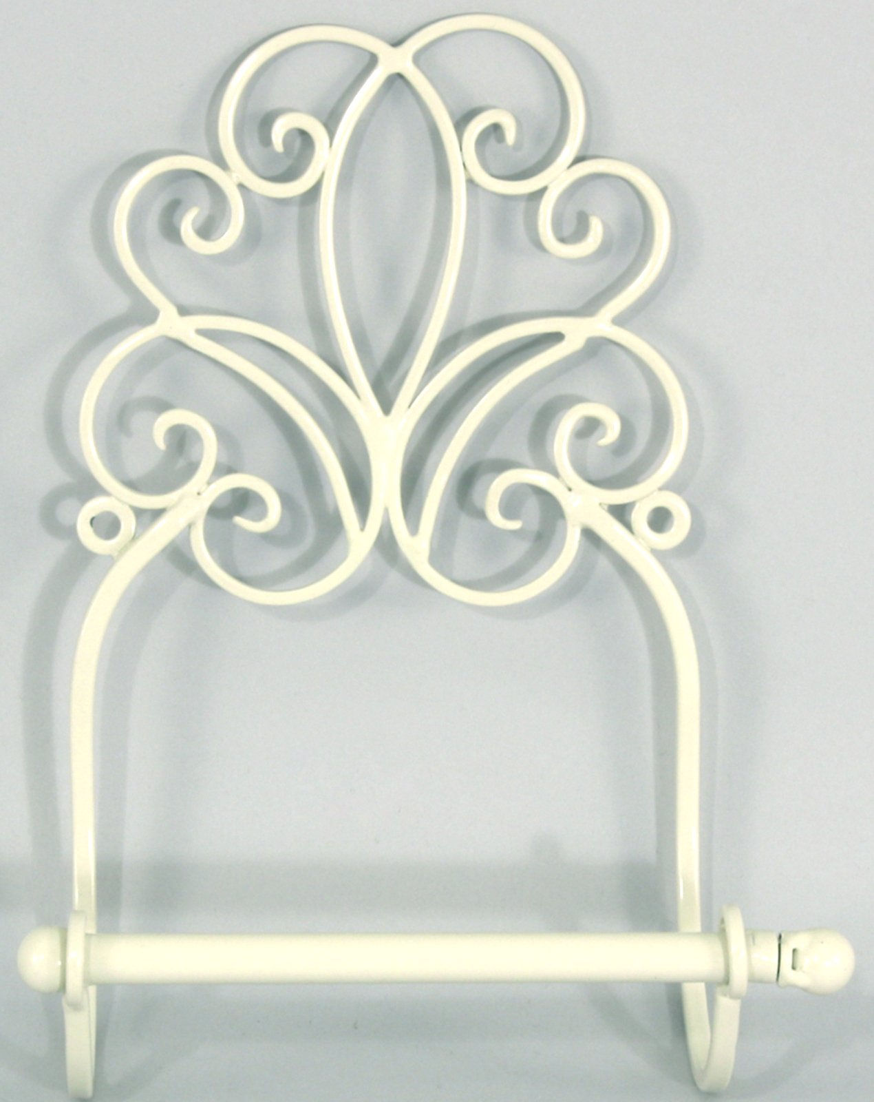 Cream Scroll Wall Mounted Toilet Roll Holder Shipping furniture UK