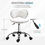 Thumbnail: Office Chair Beauty Salon Rolling Technician Stool Chair Low Back White