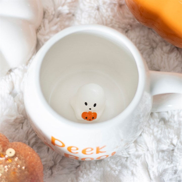 Thumbnail: Peekaboo Ghost Rounded Mug