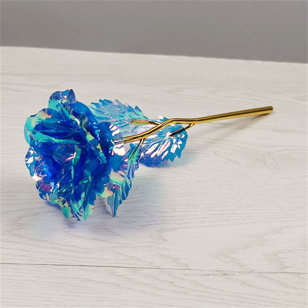 Thumbnail: 1pc 24K Gold Foil Rose, Eternal Valentine’s Gift for Wife, Lasting Golden Flower
