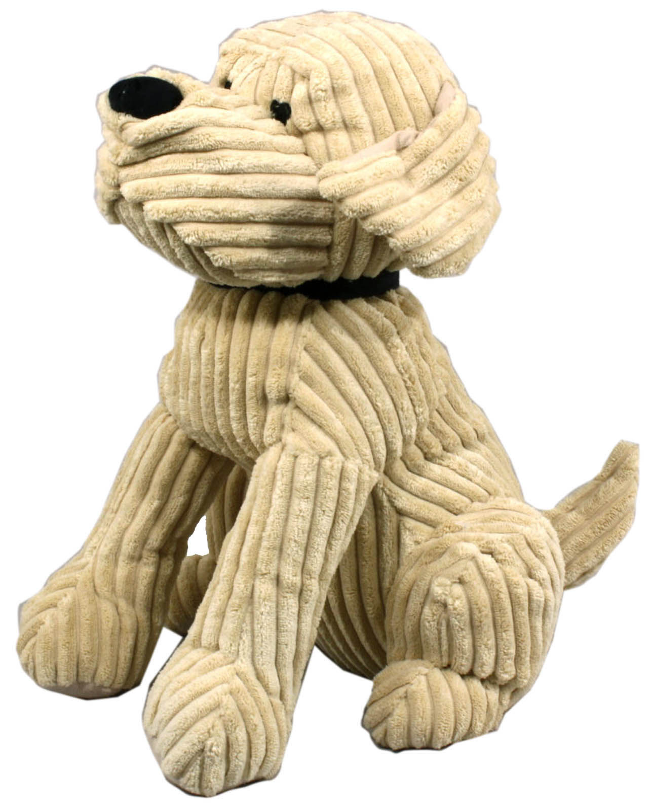 Large Gold Ribbed Dog Doorstop Shipping furniture UK