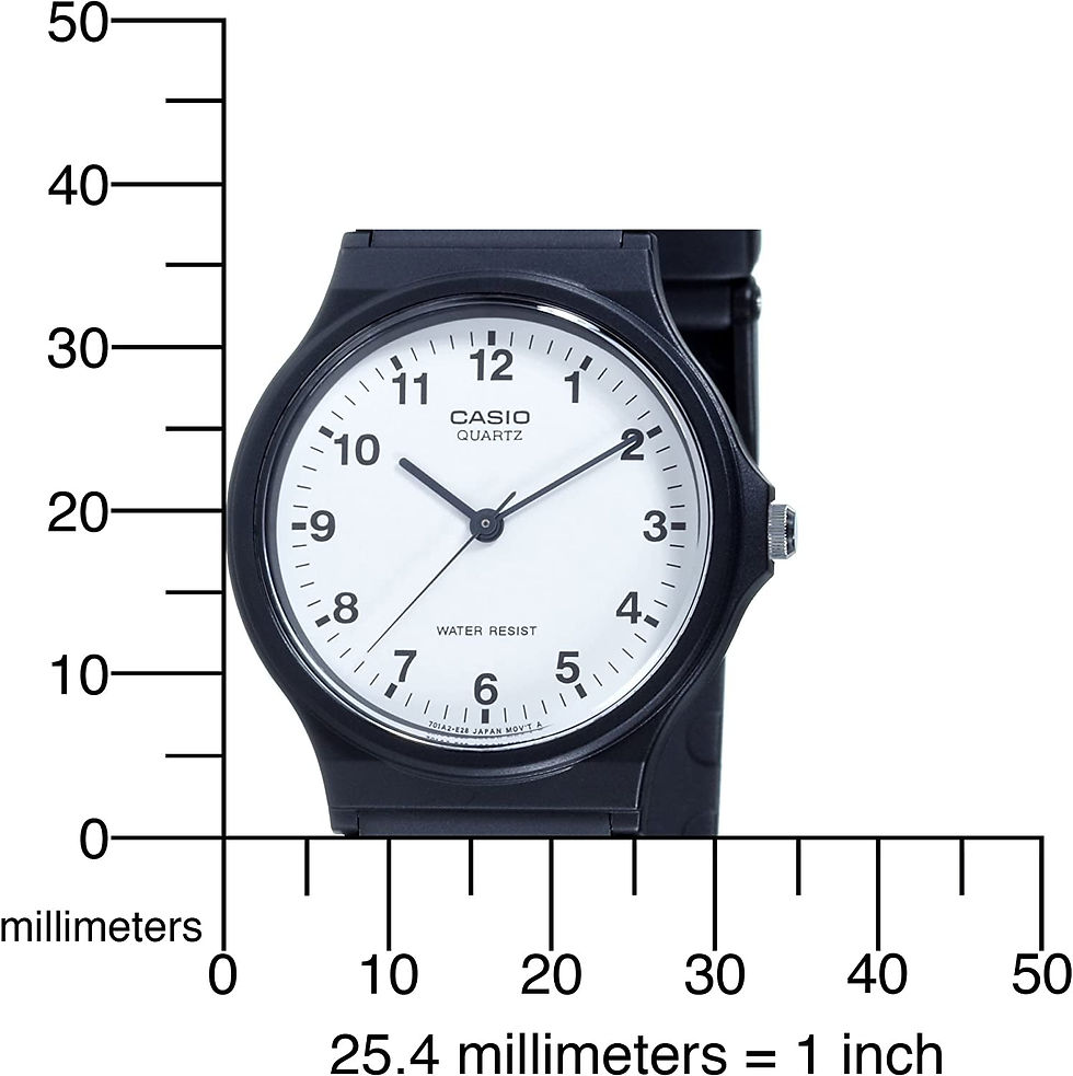 Thumbnail: Collection – Unisex Analogue Watch with Resin Strap – MQ-24-7BLLEG