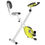 Thumbnail: Magnetic Resistance Exercise Bike Foldable LCD Adjustable Seat Yellow