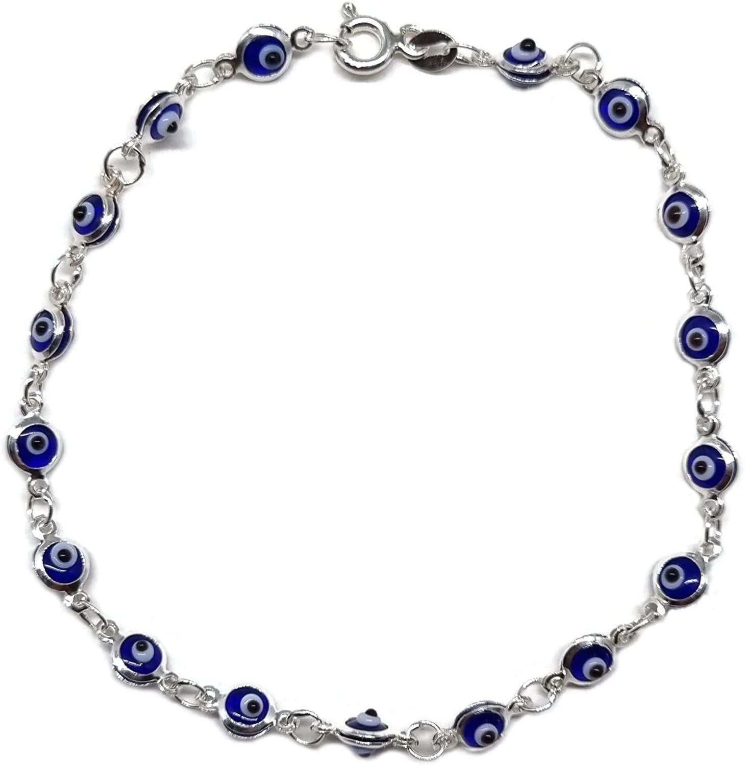 by Dalia - Tiny Evil Eye Bracelet - 19 cm
