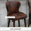 Thumbnail: 2 Pieces Home Luxury Bar Chair Stool, PU Leather European Style, Brown