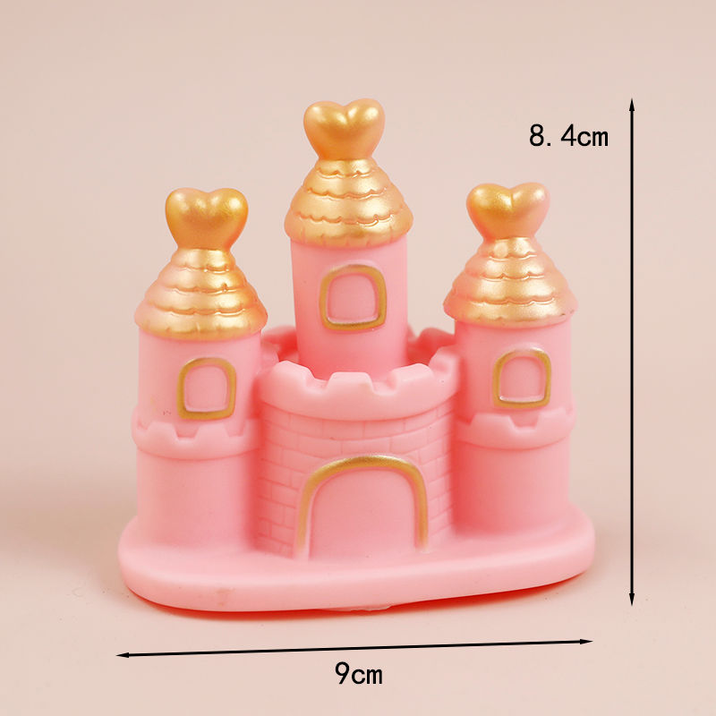 Thumbnail: Princess & Prince Castle Birthday Decor – Cake Toppers and Flags