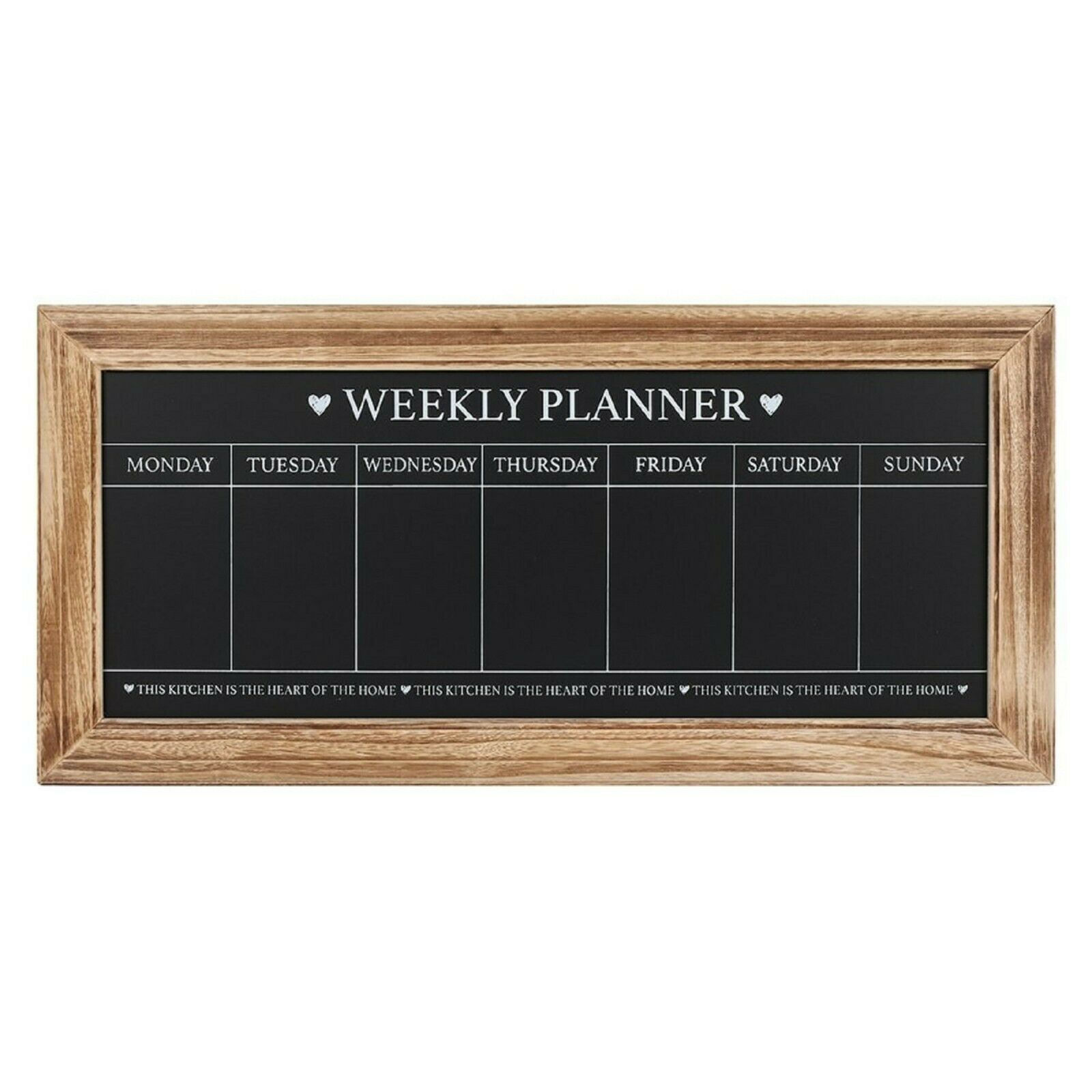 Chalkboard Weekly Planner Shipping furniture UK