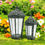 Thumbnail: Set of 2 Metal Garden Lanterns – Sizes 49cm and 35cm