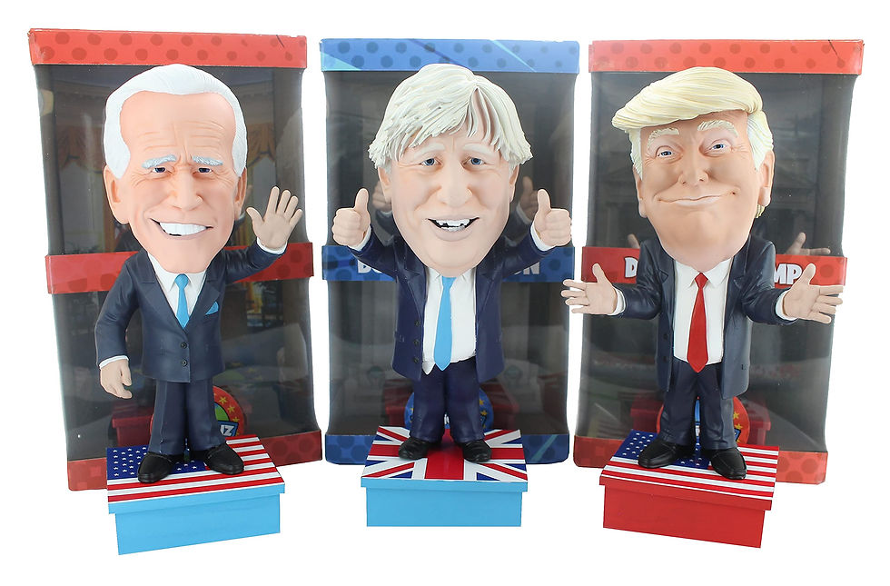 Thumbnail: World Leaders, Boris Johnson, Donald Trump, Joe Biden Figure Novelty Gift