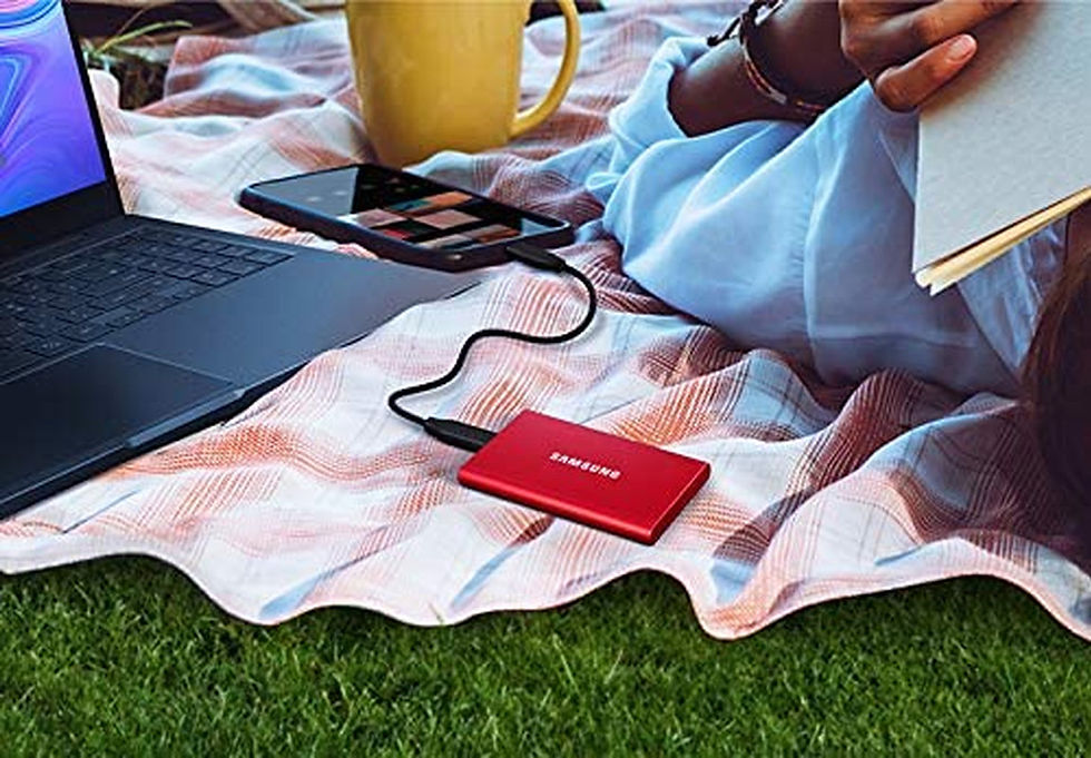 Thumbnail: T7 Portable SSD - 2 TB - USB 3.2 Gen.2 External SSD Titanium Grey (MU-PC2T0T/WW)