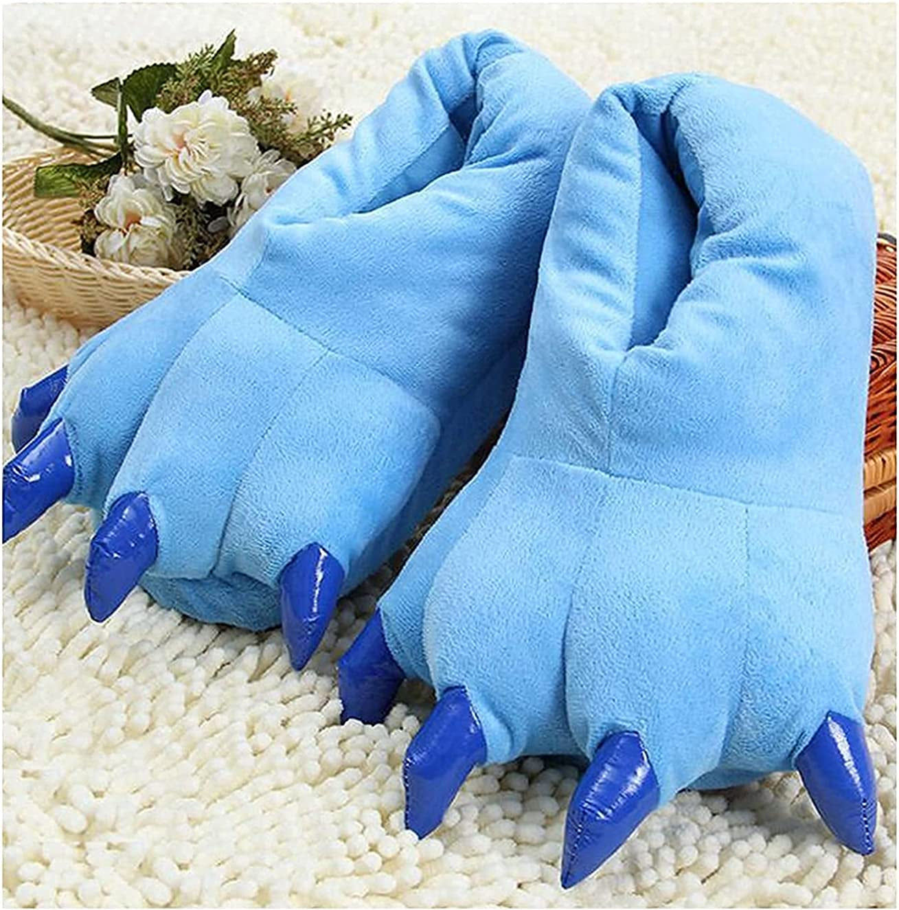 Women Men Bear Paw Claw Slippers Novelty Animal Slippers Funny House Shoes For K