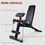 Thumbnail: Foldable Dumbbell Bench Weight Training 7 Incline Adjustable Workout