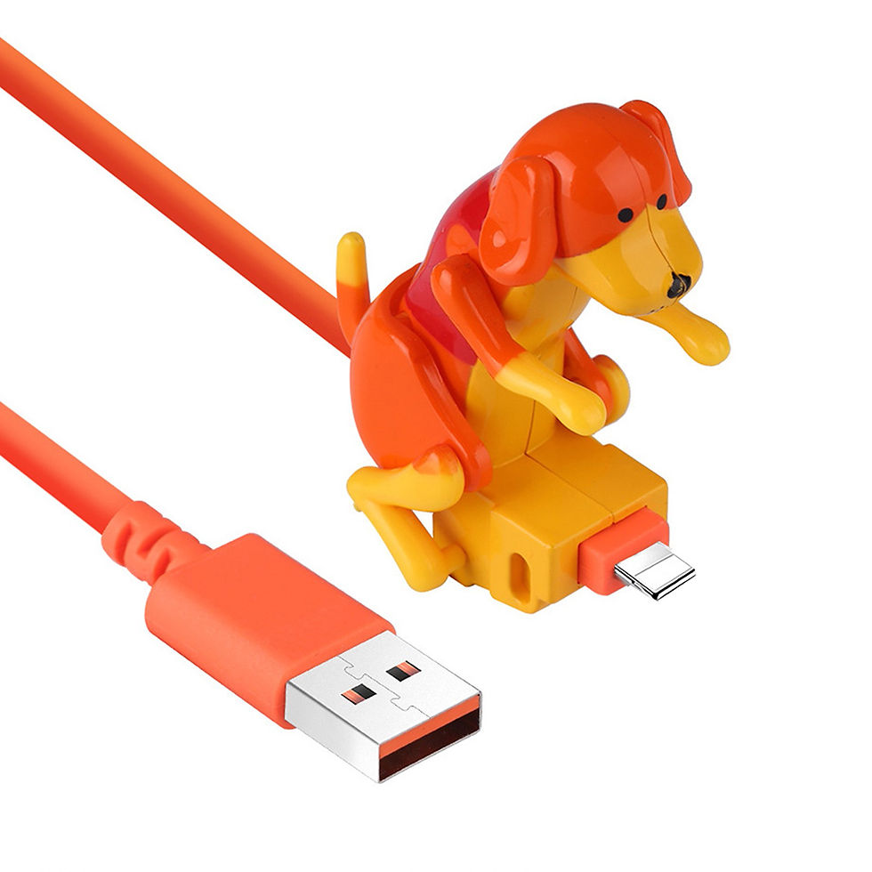 Thumbnail: Funny Humping Dog Charger Micro USB/iOS/Type-C Cable for Apple & Android Phones