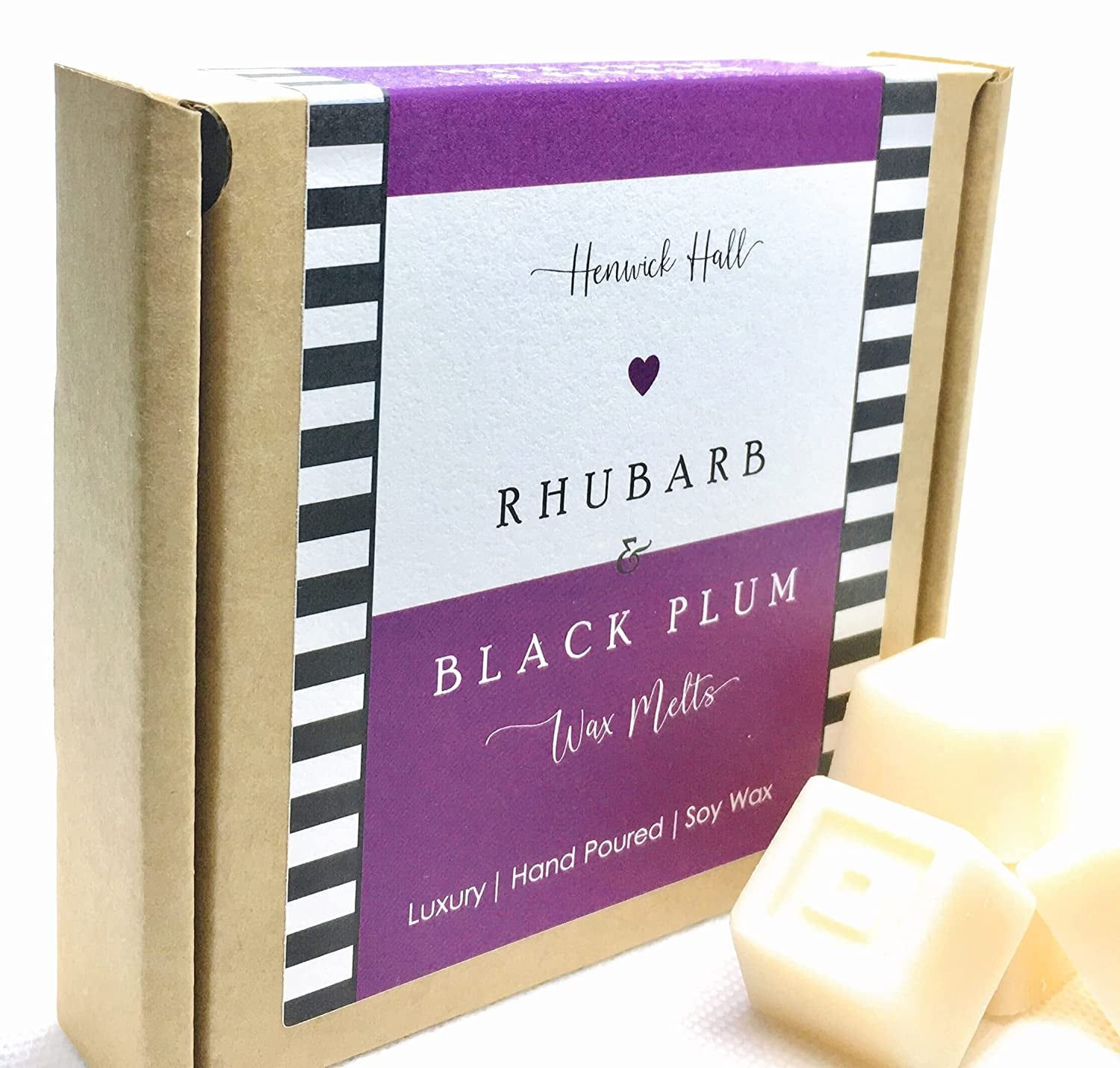 Burst of Spring: Rhubarb and Black Plum Soy Wax Melt Collection