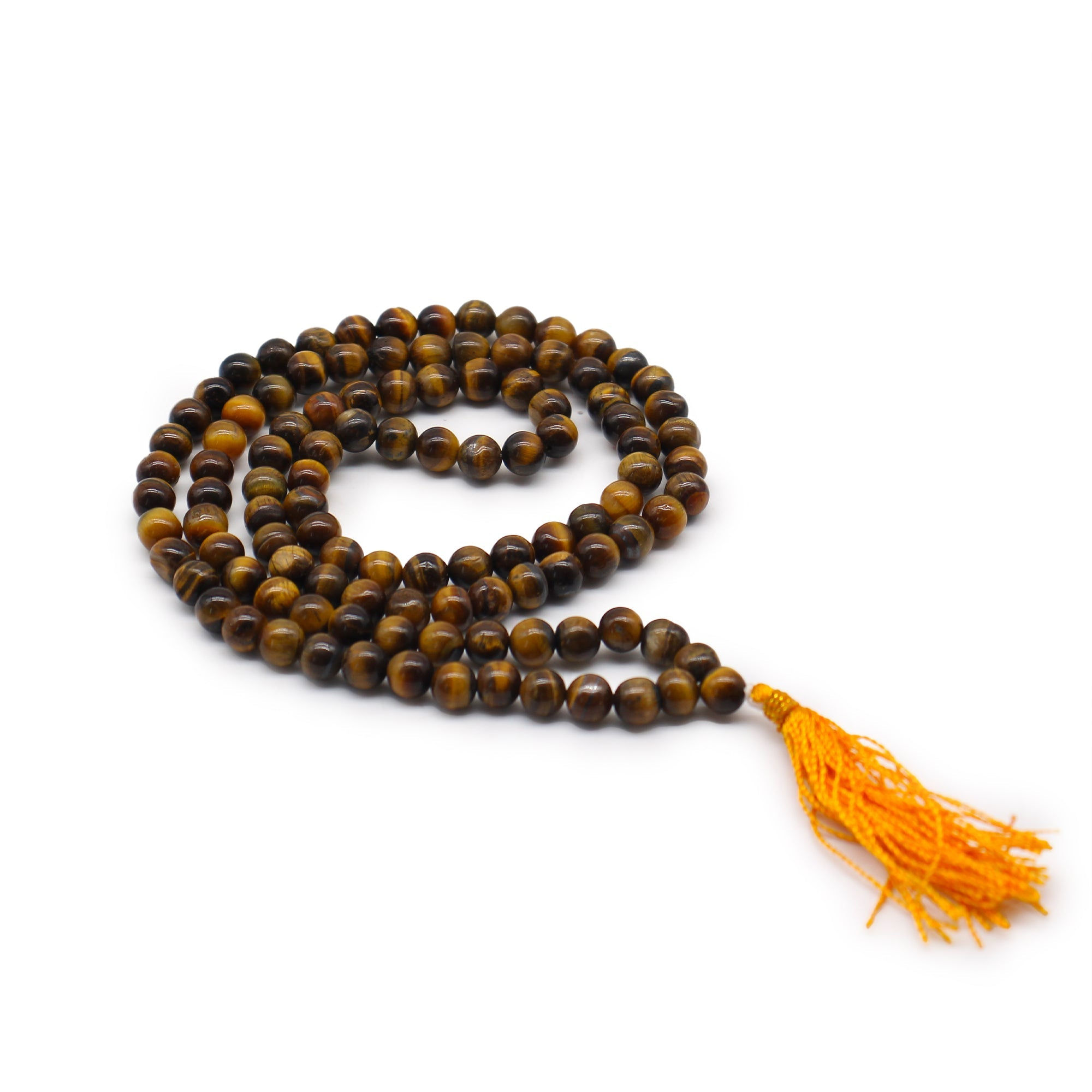 108 Bead Mala - Tiger Eye Novelty Gift