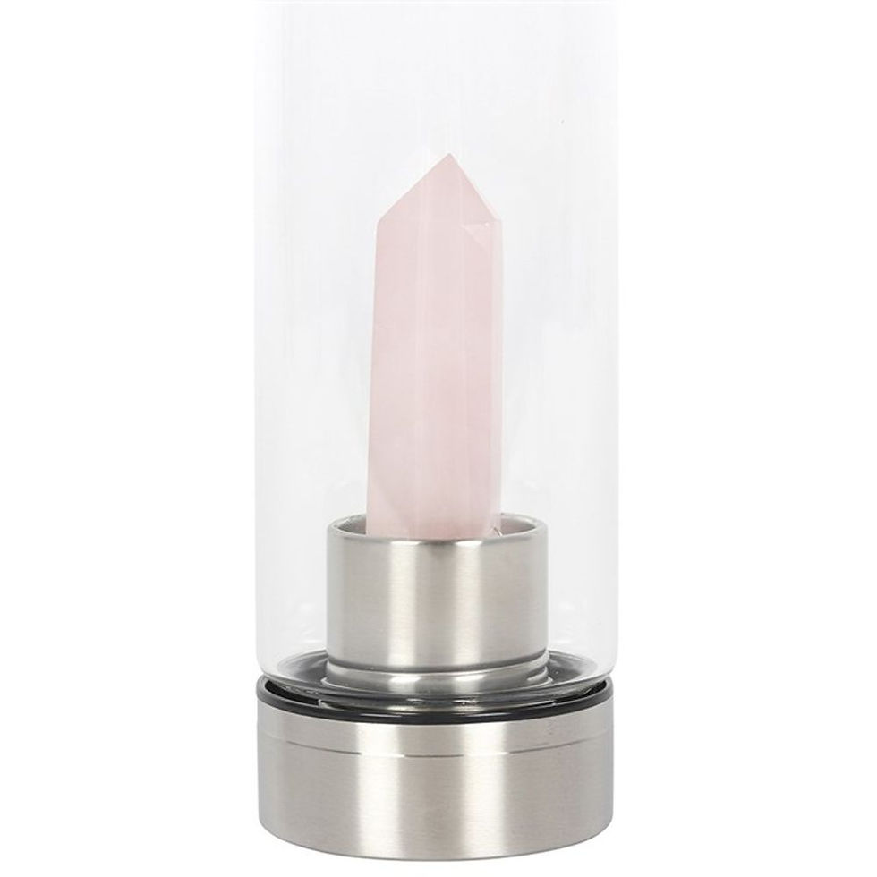 Thumbnail: Rose Quartz Purifying Glass Water Bottle