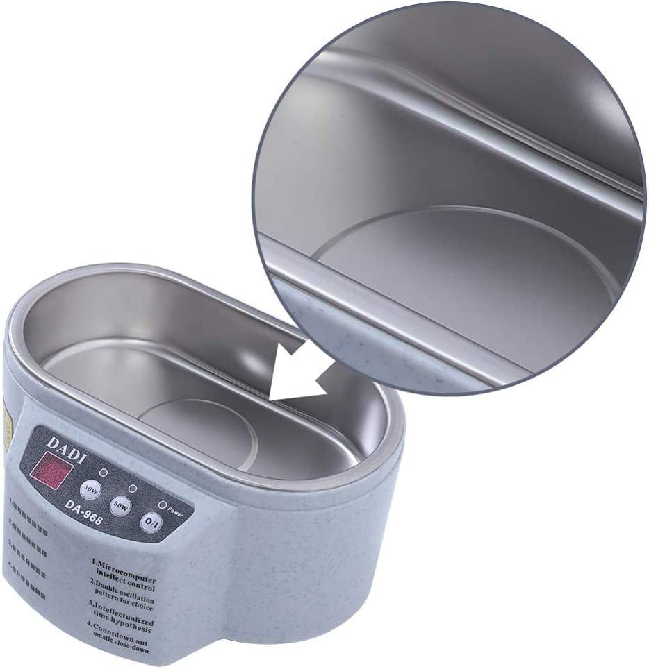 Thumbnail: Smart Ultrasonic Cleaner Stainless Steel Ultrasound Wave Washing for Jewelry Gla
