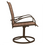 Thumbnail: Garden Swivel Chairs 2 pcs Textilene and Steel Brown