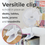 Thumbnail: Neo Mini Clip Base Mount Desk Fan White