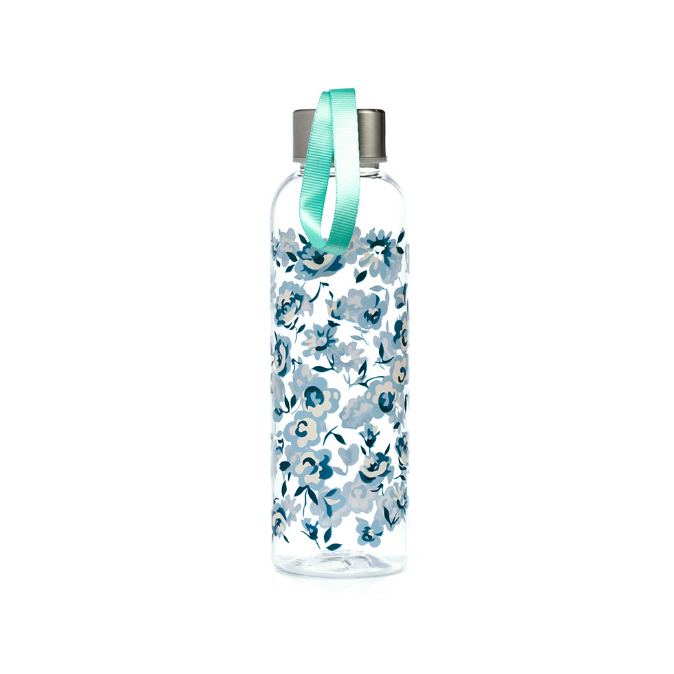Thumbnail: Reusable Peony Pick of the Bunch 500ml Water Bottle with Metallic Lid