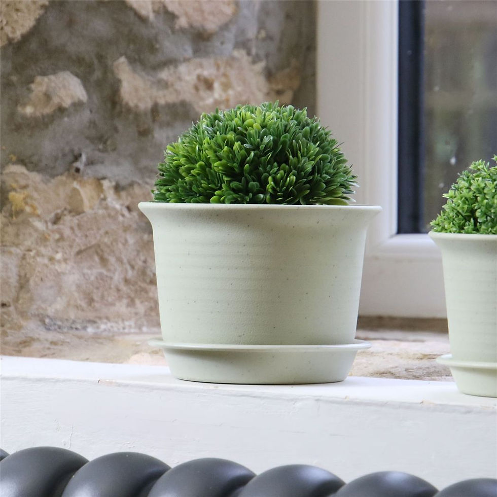Thumbnail: Plastic Plant Pots - Set of 10 Small |