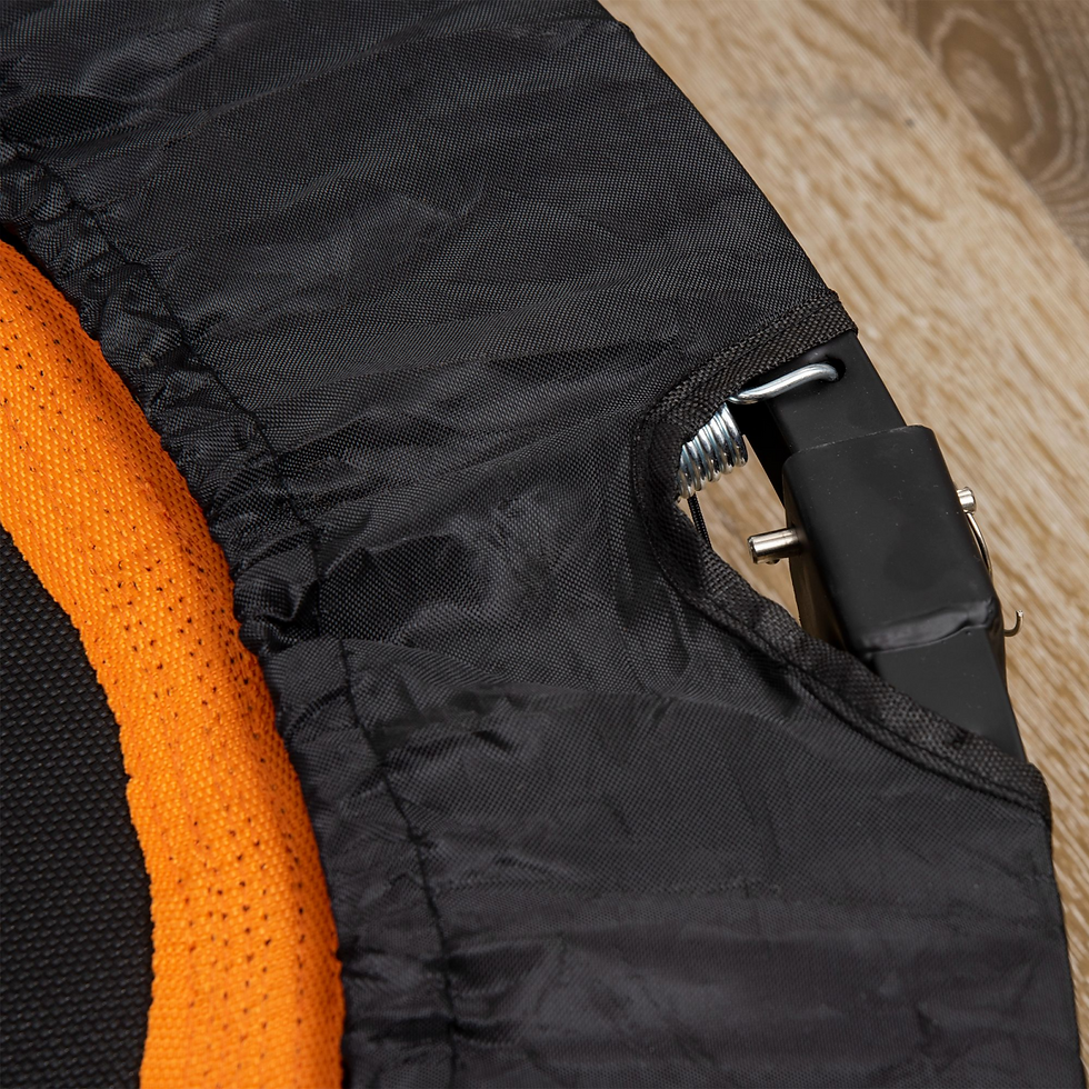 Thumbnail: 40 Inch Foldable Fitness Trampoline with Adjustable Handle