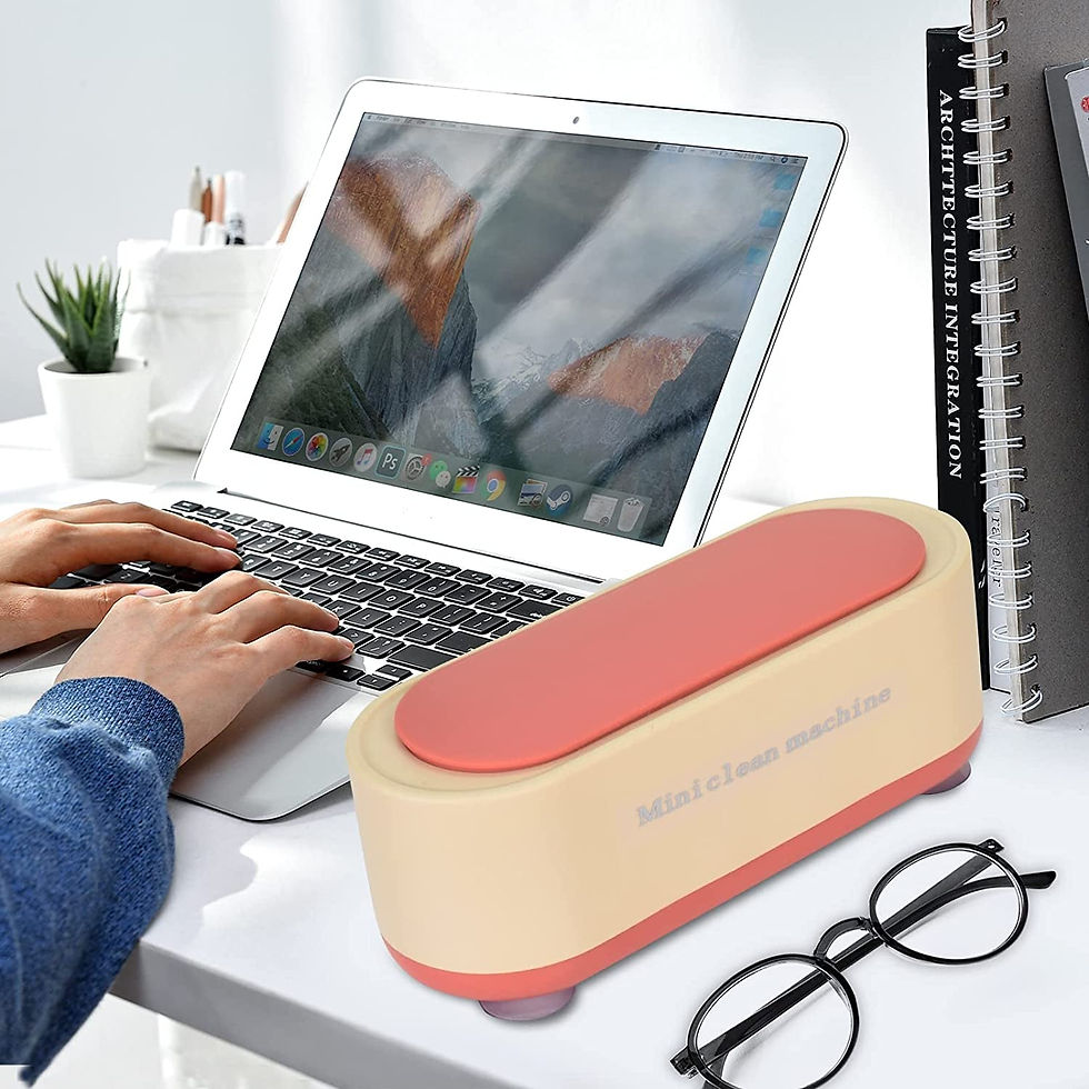 Thumbnail: 350 ml Ultrasonic Cleaner Mini Ultrasonic Cleaning Device Automatic Glasses Jewe