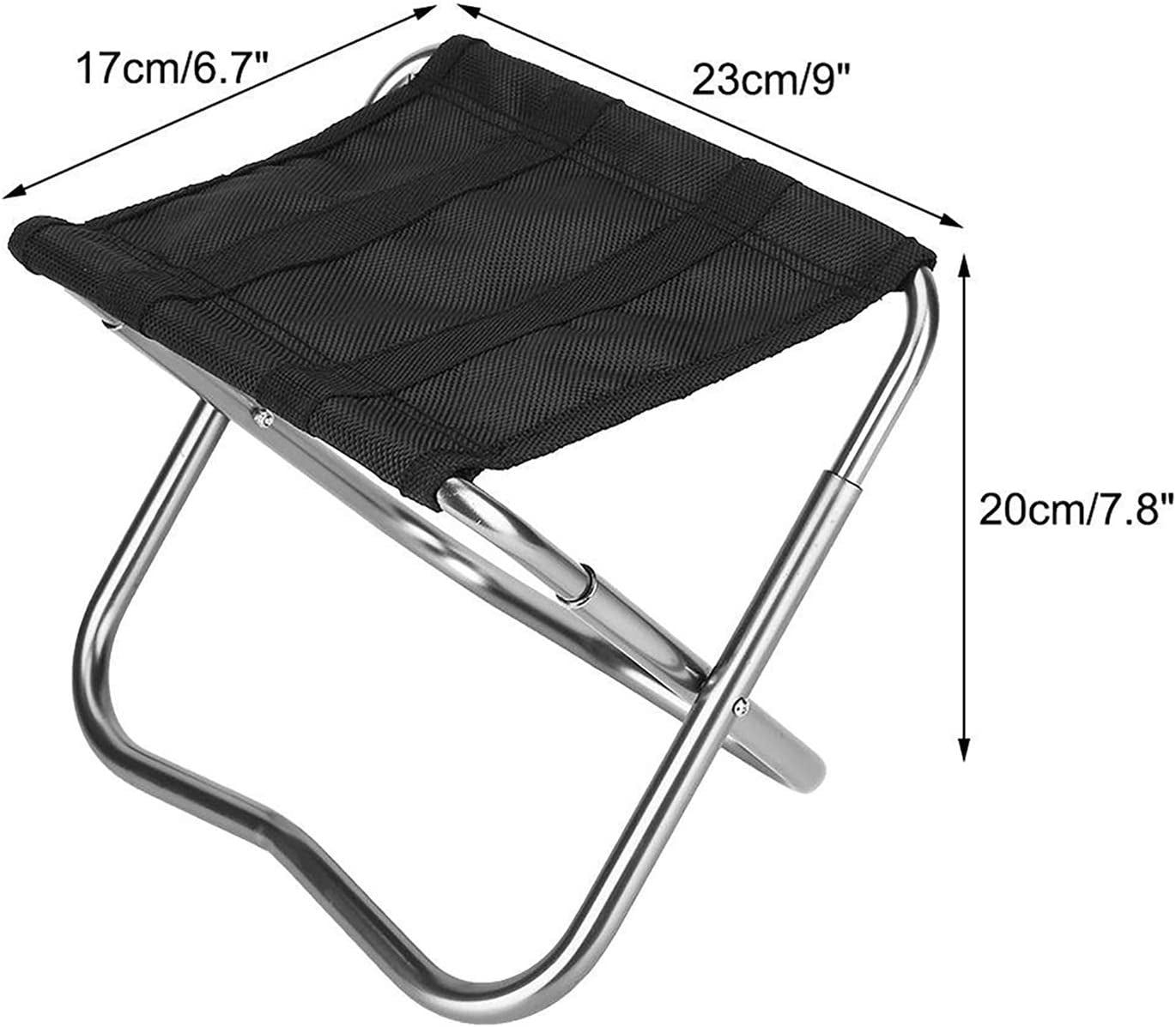 Green Foldable Outdoor Camping Chair: Portable and Carryable Fishing Stool