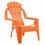Thumbnail: Garden Chairs 2 pcs for Children Red 37x34x44 cm PP Wooden Look