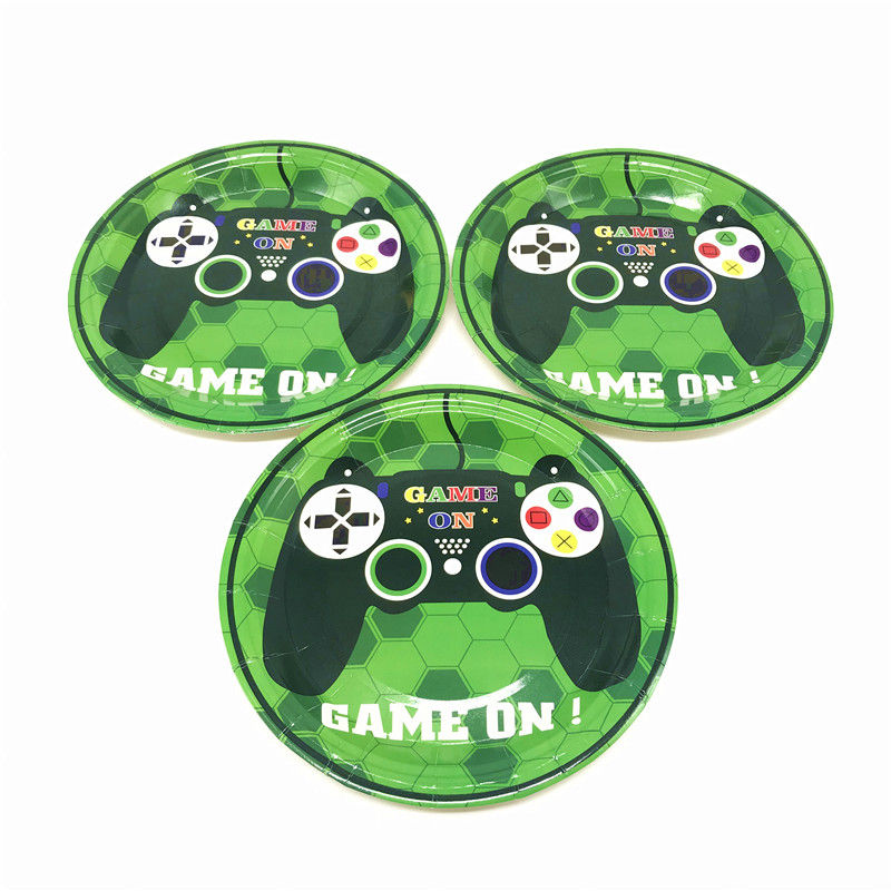 Thumbnail: Game On Party Supplies Cups, Plates, Straws, Tableware, Banner, Balloons, Decor