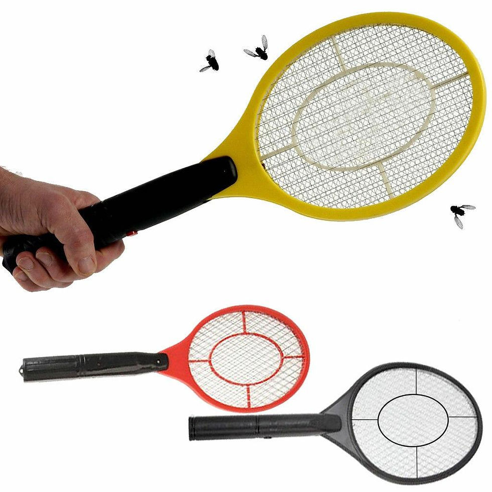 Thumbnail: Electric Bug Zapper Fly Swatter Racket – 1 Supplied