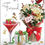 Thumbnail: Friend Christmas Card Female Cocktail and Flowers