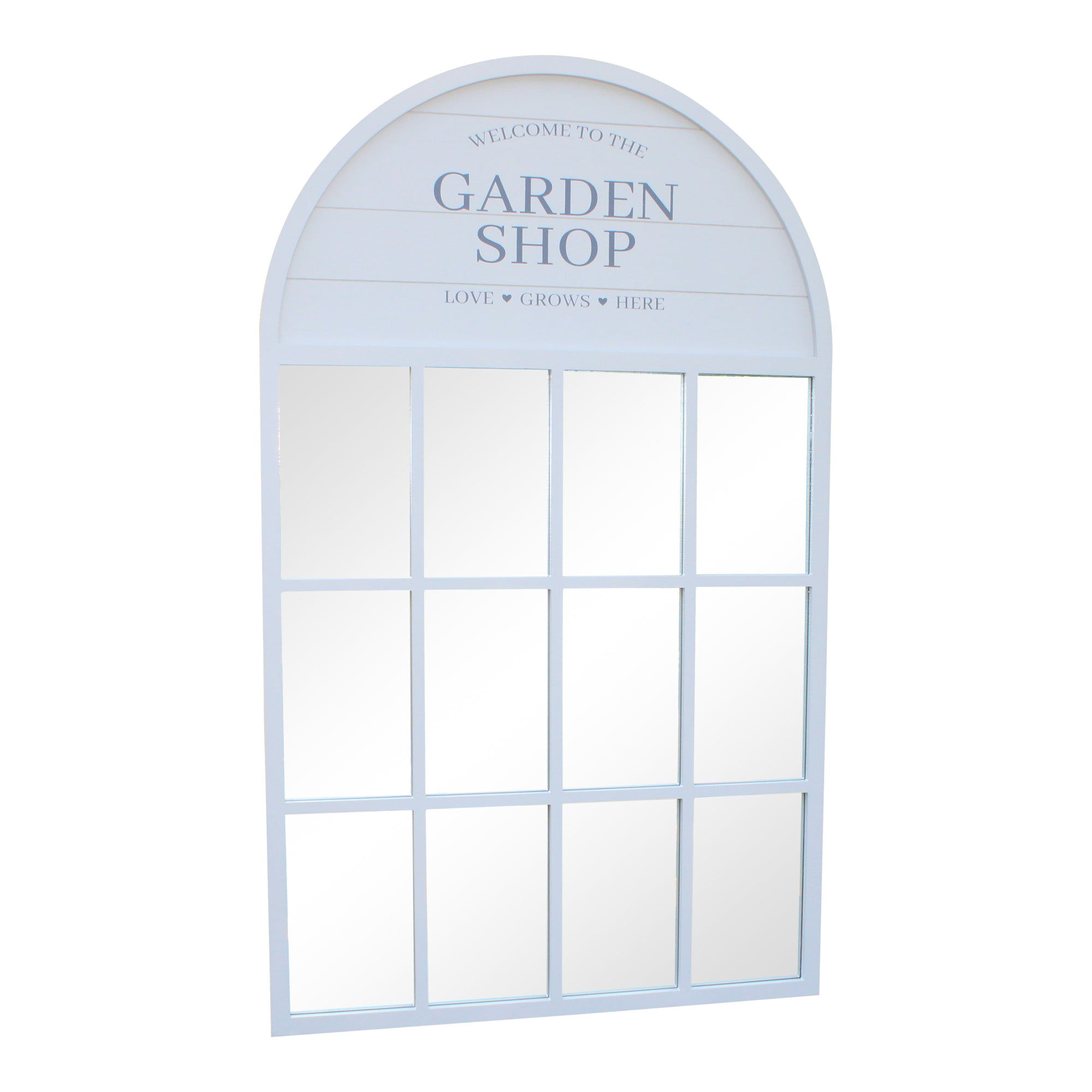 60x100cm Potting Shed Mirror, Grey Shipping furniture UK