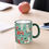 Thumbnail: Ceramic Coffee Mugs Cute Red Llama Design Microwave Safe Gift Package 11oz