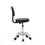 Thumbnail: Round Shape Adjustable Salon Stool with Back Black
