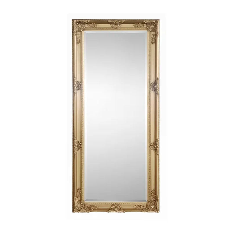 Thumbnail: Vigue Rectangle Wood Floor Mirror