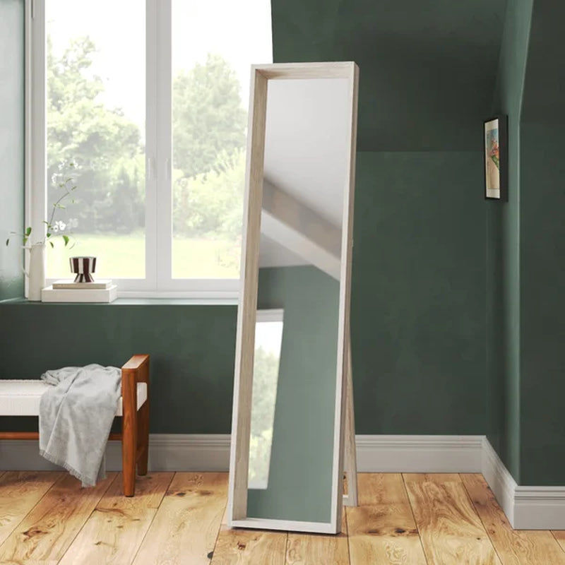 Thumbnail: Hailsham Rectangle Wood Floor Mirror
