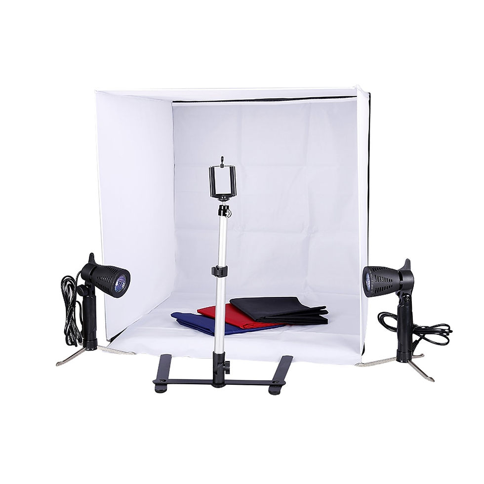 Thumbnail: Kshioe 60cm Shelves Mini Studio Set Black & White & Red & Blue UK