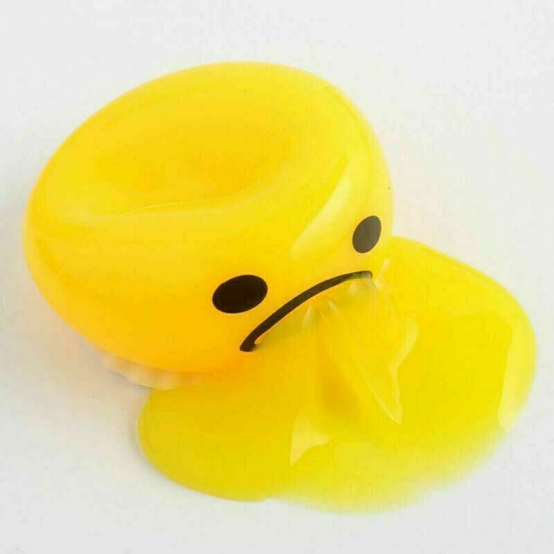 Thumbnail: Puking Egg Yolk Squishy Squeeze Ball Yellow Goop Relief Stress Toys Kids Toys UK