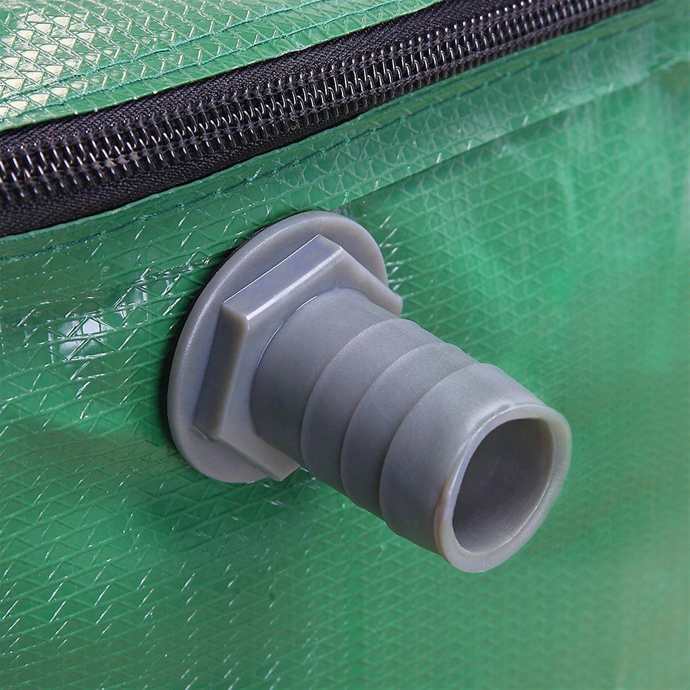 Thumbnail: 50 Gallon Folding Rain Barrel Water Collector Green
