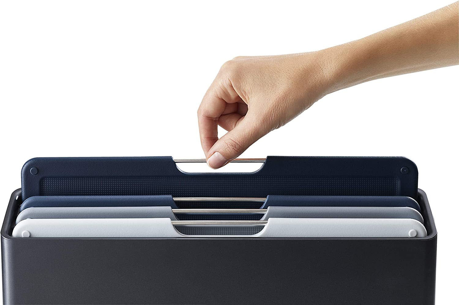 60184 Folio 4-Piece Chopping Board Set, Large - Graphite