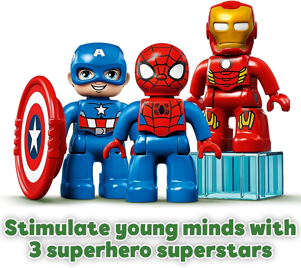 Thumbnail: 10921 DUPLO Super Heroes Marvel Lab with Spiderman, Ironman and Captain America,