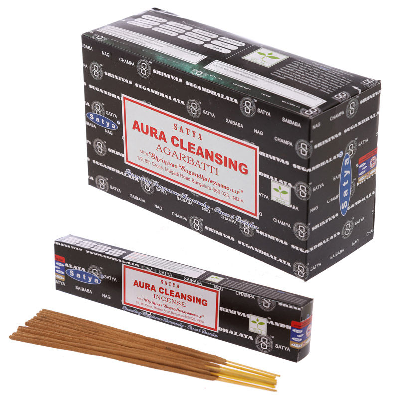 Satya Nag Champa Incense Sticks - Aura Cleansing Novelty Gift