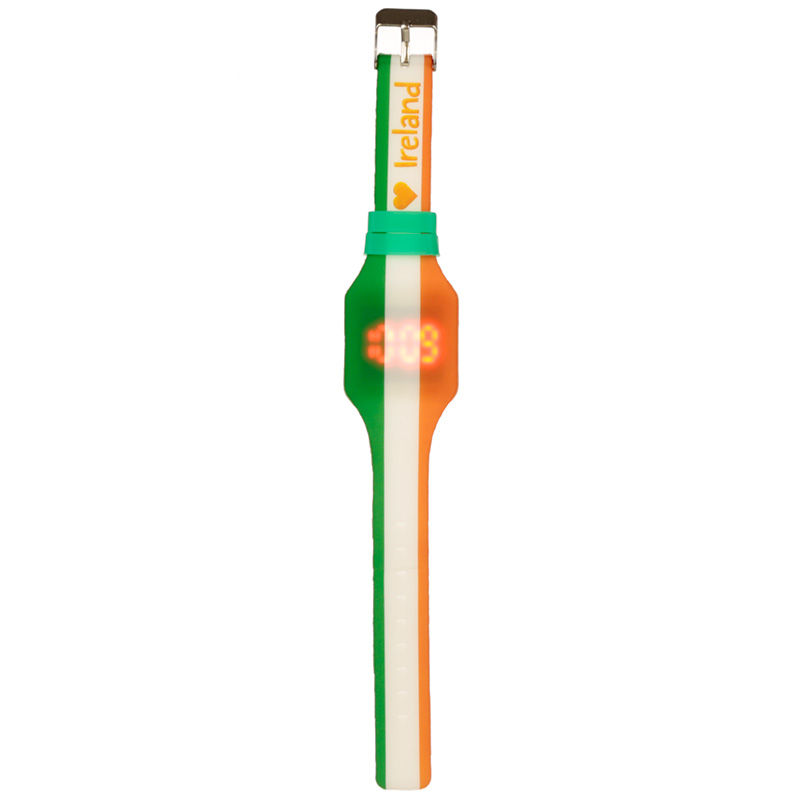 Thumbnail: Silicone Digital Watch - Ireland Luck of the Irish Novelty Gift